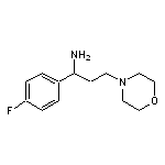 [1-(4-fluorophenyl)-3-morpholin-4-ylpropyl]amine