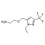 (2-{[1-ethyl-3-(trifluoromethyl)-1H-pyrazol-5-yl]methoxy}ethyl)amine HCl