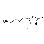 {2-[(1,3-dimethyl-1H-pyrazol-5-yl)methoxy]ethyl}amine HCl