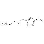 {2-[(3-ethylisoxazol-5-yl)methoxy]ethyl}amine HCl