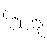 {4-[(2-ethyl-1H-imidazol-1-yl)methyl]benzyl}amine