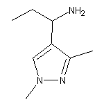 [1-(1,3-dimethyl-1H-pyrazol-4-yl)propyl]amine