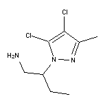 [2-(4,5-dichloro-3-methyl-1H-pyrazol-1-yl)butyl]amine HCl