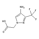 [4-amino-3-(trifluoromethyl)-1H-pyrazol-1-yl]acetic acid HCl