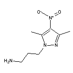 3-(3,5-dimethyl-4-nitro-1H-pyrazol-1-yl)propan-1-amine HCl