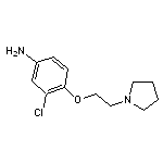 [3-chloro-4-(2-pyrrolidin-1-ylethoxy)phenyl]amine 2HCl