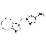 1-(6,7,8,9-tetrahydro-5H-[1,2,4]triazolo[4,3-a]azepin-3-ylmethyl)-1H-pyrazol-4-amine HCl