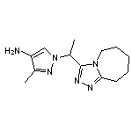 3-methyl-1-[1-(6,7,8,9-tetrahydro-5H-[1,2,4]triazolo[4,3-a]azepin-3-yl)ethyl]-1H-pyrazol-4-amine HCl