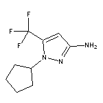 1-cyclopentyl-5-(trifluoromethyl)-1H-pyrazol-3-amine