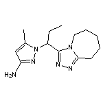 5-methyl-1-[1-(6,7,8,9-tetrahydro-5H-[1,2,4]triazolo[4,3-a]azepin-3-yl)propyl]-1H-pyrazol-3-amine