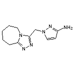 1-(6,7,8,9-tetrahydro-5H-[1,2,4]triazolo[4,3-a]azepin-3-ylmethyl)-1H-pyrazol-3-amine HCl