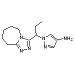 1-[1-(6,7,8,9-tetrahydro-5H-[1,2,4]triazolo[4,3-a]azepin-3-yl)propyl]-1H-pyrazol-4-amine HCl