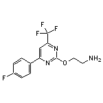 (2-{[4-(4-fluorophenyl)-6-(trifluoromethyl)pyrimidin-2-yl]oxy}ethyl)amine HCl