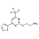 (2-{[4-(2-thienyl)-6-(trifluoromethyl)pyrimidin-2-yl]oxy}ethyl)amine HCl