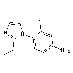 4-(2-ethyl-1H-imidazol-1-yl)-3-fluoroaniline HCl