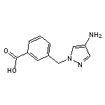 3-[(4-amino-1H-pyrazol-1-yl)methyl]benzoic acid HCl