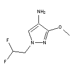 1-(2,2-difluoroethyl)-3-methoxy-1H-pyrazol-4-amine HCl