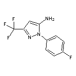 1-(4-fluorophenyl)-3-(trifluoromethyl)-1H-pyrazol-5-amine