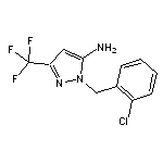 1-(2-chlorobenzyl)-3-(trifluoromethyl)-1H-pyrazol-5-amine HCl