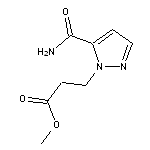 methyl 3-[5-(aminocarbonyl)-1H-pyrazol-1-yl]propanoate