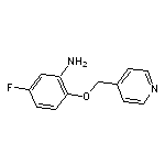 5-fluoro-2-(pyridin-4-ylmethoxy)aniline 2HCl