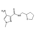 4-amino-1-methyl-N-(tetrahydrofuran-2-ylmethyl)-1H-pyrazole-3-carboxamide HCl