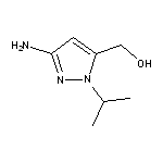 (3-amino-1-isopropyl-1H-pyrazol-5-yl)methanol