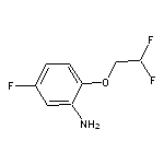 2-(2,2-difluoroethoxy)-5-fluoroaniline HCL