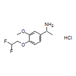 1-[4-(2,2-Difluoroethoxy)-3-methoxyphenyl]ethanamine Hydrochloride