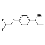 1-[4-(2,2-difluoroethoxy)phenyl]propan-1-amine HCl