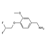 1-[4-(2,2-difluoroethoxy)-3-methoxyphenyl]methanamine HCl