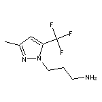 3-[3-methyl-5-(trifluoromethyl)-1H-pyrazol-1-yl]propan-1-amine 2HCl