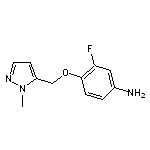 3-fluoro-4-[(1-methyl-1H-pyrazol-5-yl)methoxy]aniline