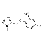 5-fluoro-2-[(1-methyl-1H-pyrazol-5-yl)methoxy]aniline