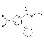 ethyl 1-cyclopentyl-3-nitro-1H-pyrazole-5-carboxylate