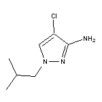 4-chloro-1-isobutyl-1H-pyrazol-3-amine 2HCl