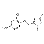 3-chloro-4-[(1,3-dimethyl-1H-pyrazol-5-yl)methoxy]aniline