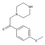 1-(4-methoxyphenyl)-2-piperazino-1-ethanone