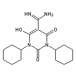 1,3-dicyclohexyl-6-hydroxy-2,4-dioxo-1,2,3,4-tetrahydro-5-pyrimidinecarboximidamide