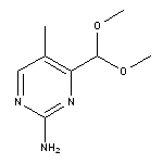 4-(dimethoxymethyl)-5-methyl-2-pyrimidinamine