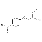 (1Z)-N’-hydroxy-2-(4-nitrophenoxy)ethanimidamide