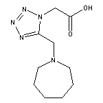 [5-(azepan-1-ylmethyl)-1H-tetrazol-1-yl]acetic acid HCl