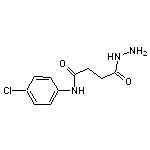 N-(4-chlorophenyl)-4-hydrazino-4-oxobutanamide