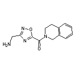 [5-(3,4-dihydroisoquinolin-2(1H)-ylcarbonyl)-1,2,4-oxadiazol-3-yl]methylamine HCl