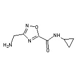 3-(aminomethyl)-N-cyclopropyl-1,2,4-oxadiazole-5-carboxamide HCl