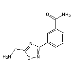 3-[5-(aminomethyl)-1,2,4-oxadiazol-3-yl]benzamide HCl