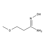 N’-Hydroxy-3-methoxypropanimidamide