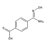 4-[(Z)-amino(hydroxyimino)methyl]benzoic acid