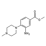 methyl 3-amino-4-(4-methylpiperazino)benzoate