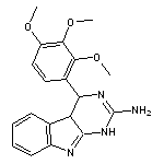 4-(2,3,4-trimethoxyphenyl)-4,4a-dihydro-1H-pyrimido[4,5-b]indol-2-amine